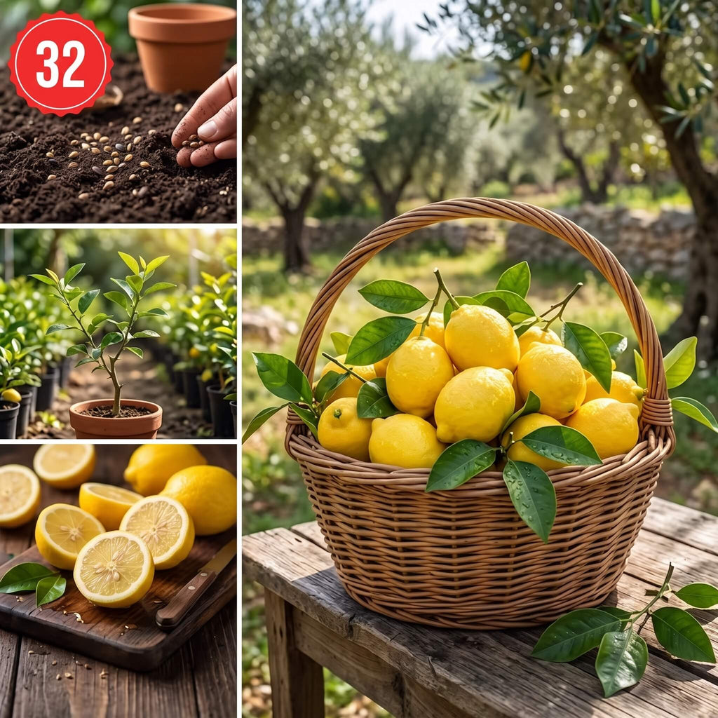 Lemon Seeds for Planting – 32 Seeds