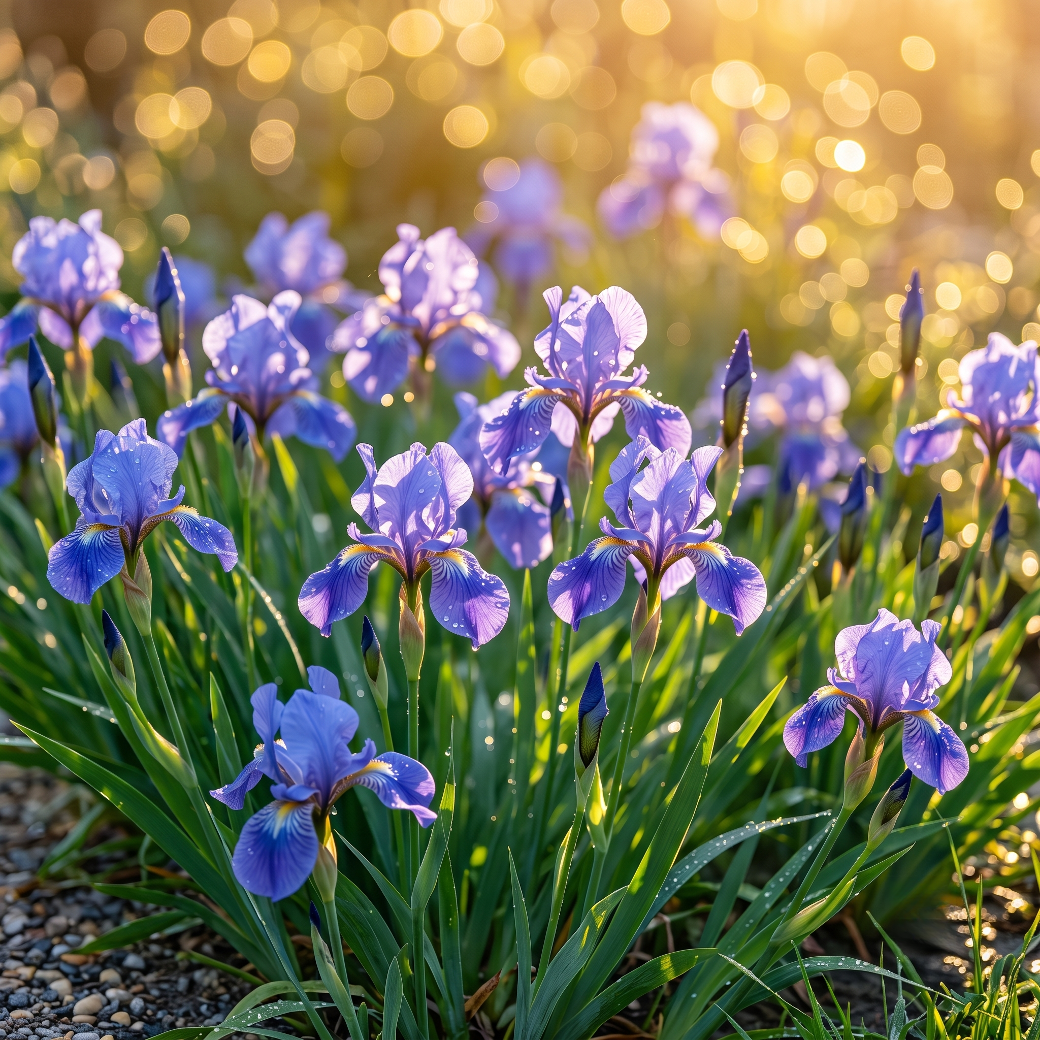 Pollinator Blue (OP) Malan Iris Seeds - 200 Seeds (~0.1 oz)