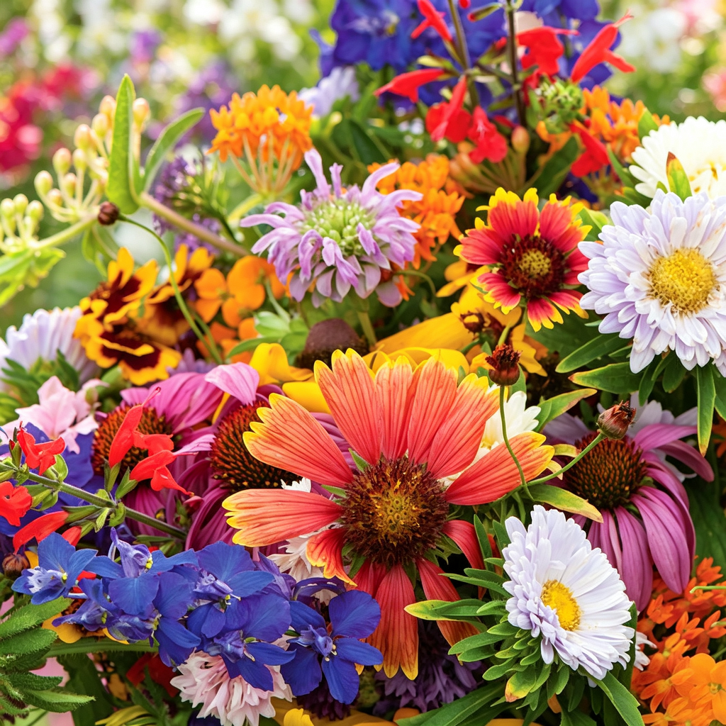Premium Wildflower Mix Seeds - 134,000 Seeds (~13.4 oz)
