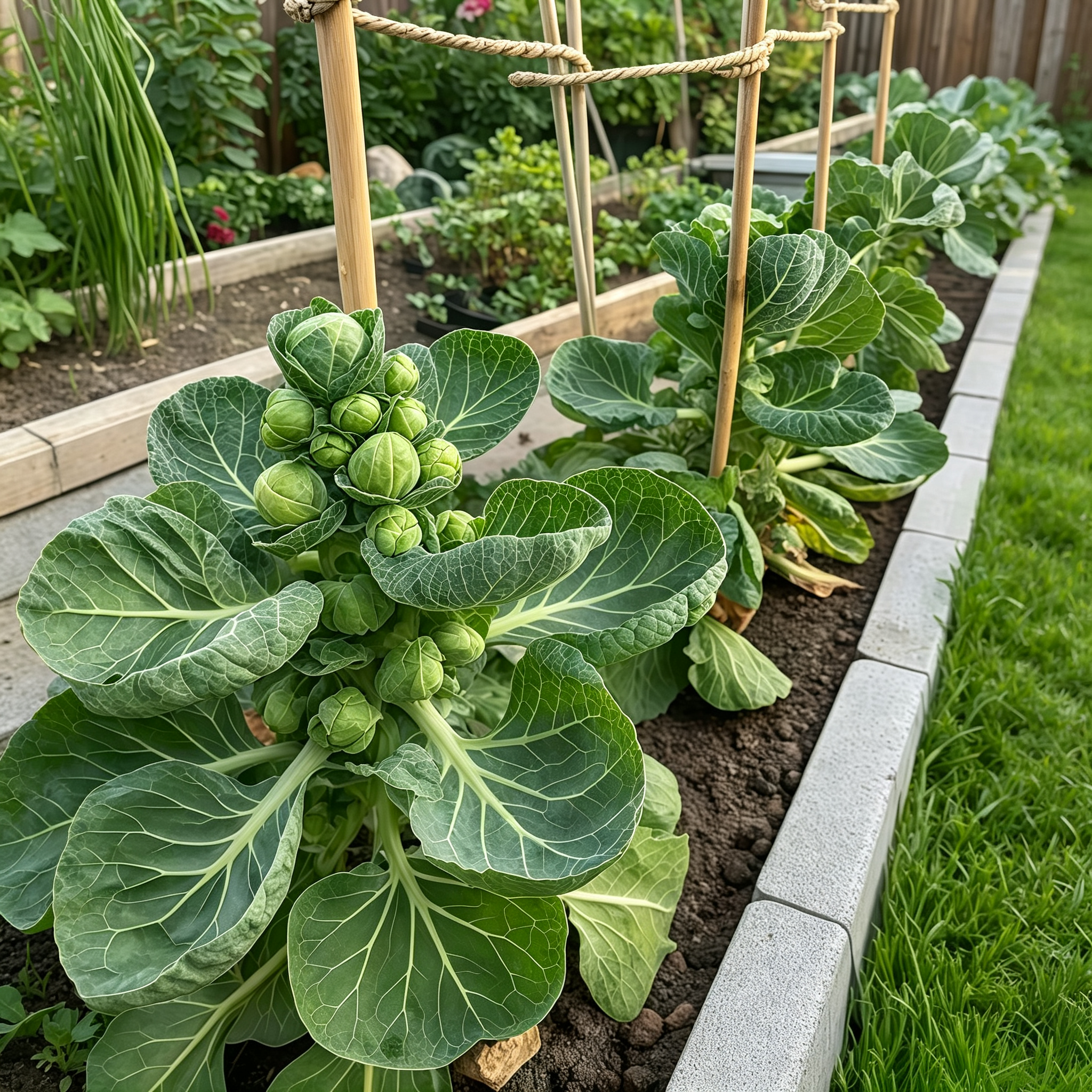 Silvia Organic (F1) Brussels Sprout Seeds - 174 Seeds