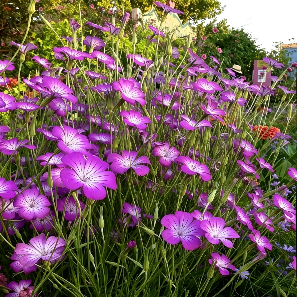 Purple Queen Agrostemma Seeds - 100 Seeds (0.02 oz)