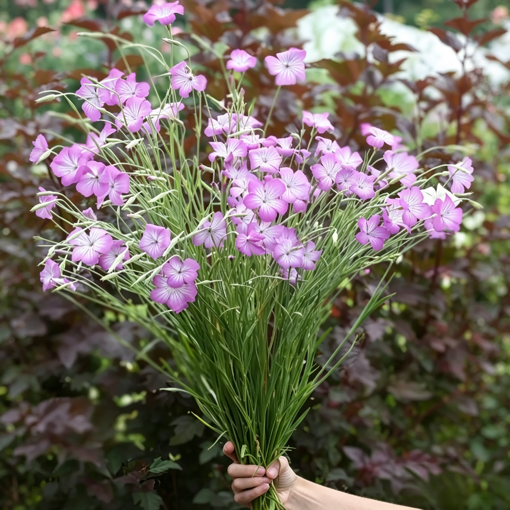 Purple Queen Agrostemma Seeds - 100 Seeds (0.02 oz)