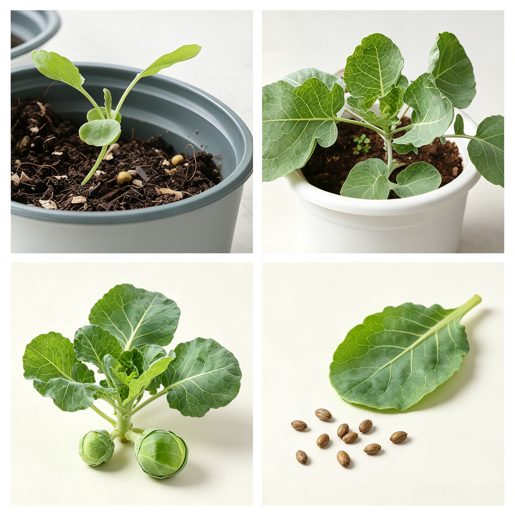 Silvia Organic (F1) Brussels Sprout Seeds - 174 Seeds