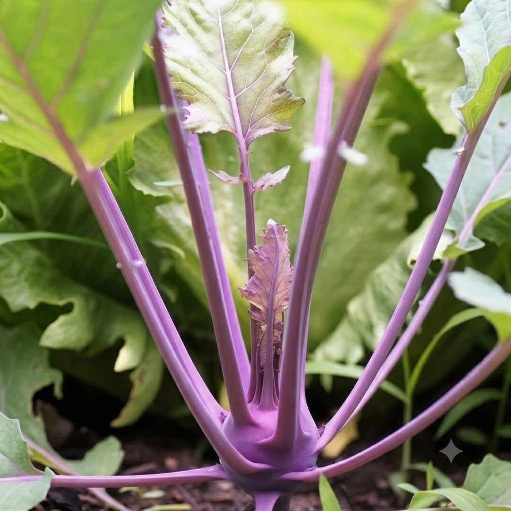 Azur Star Organic Kohlrabi Seeds