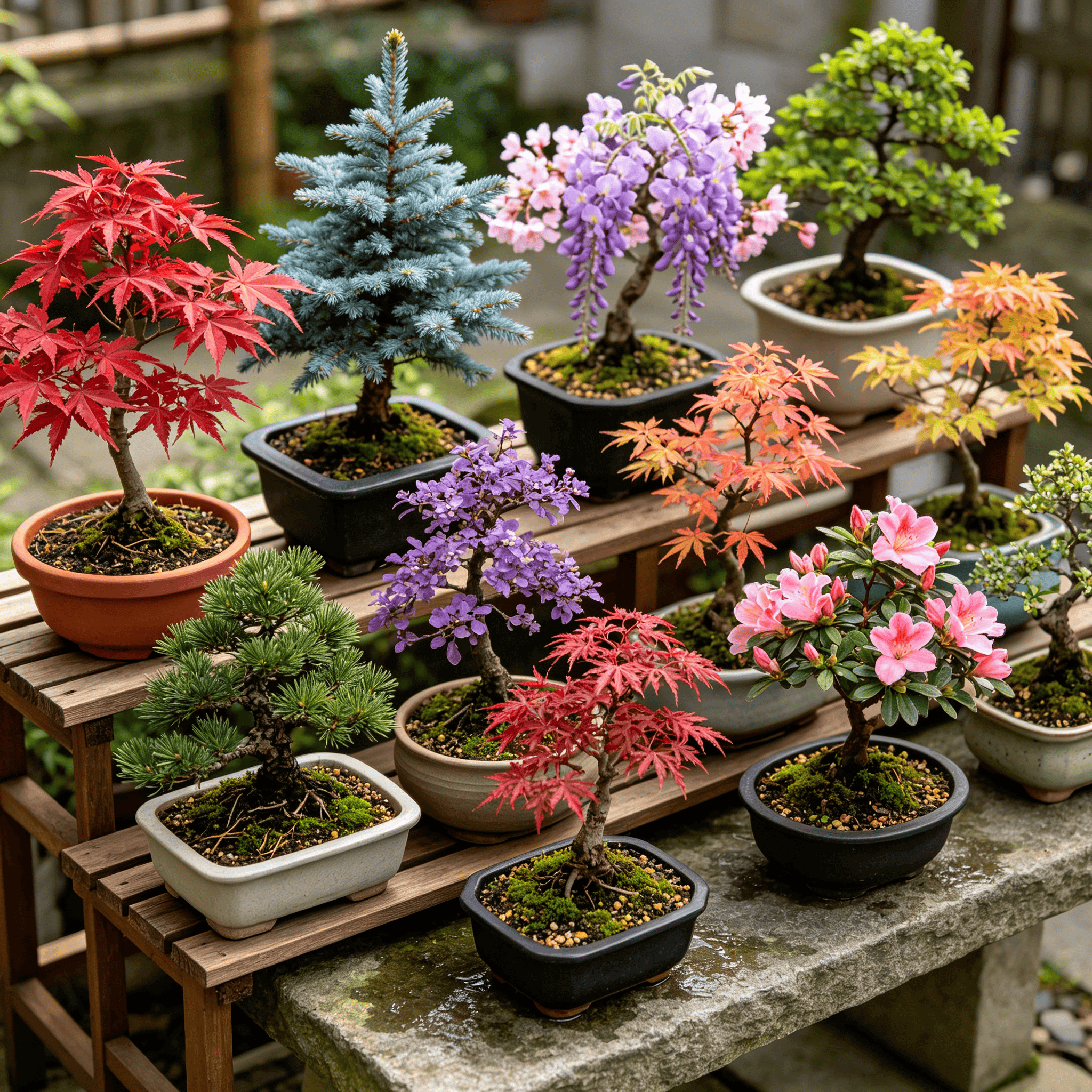 Mixed Bonsai Tree Seeds - 423 Seeds