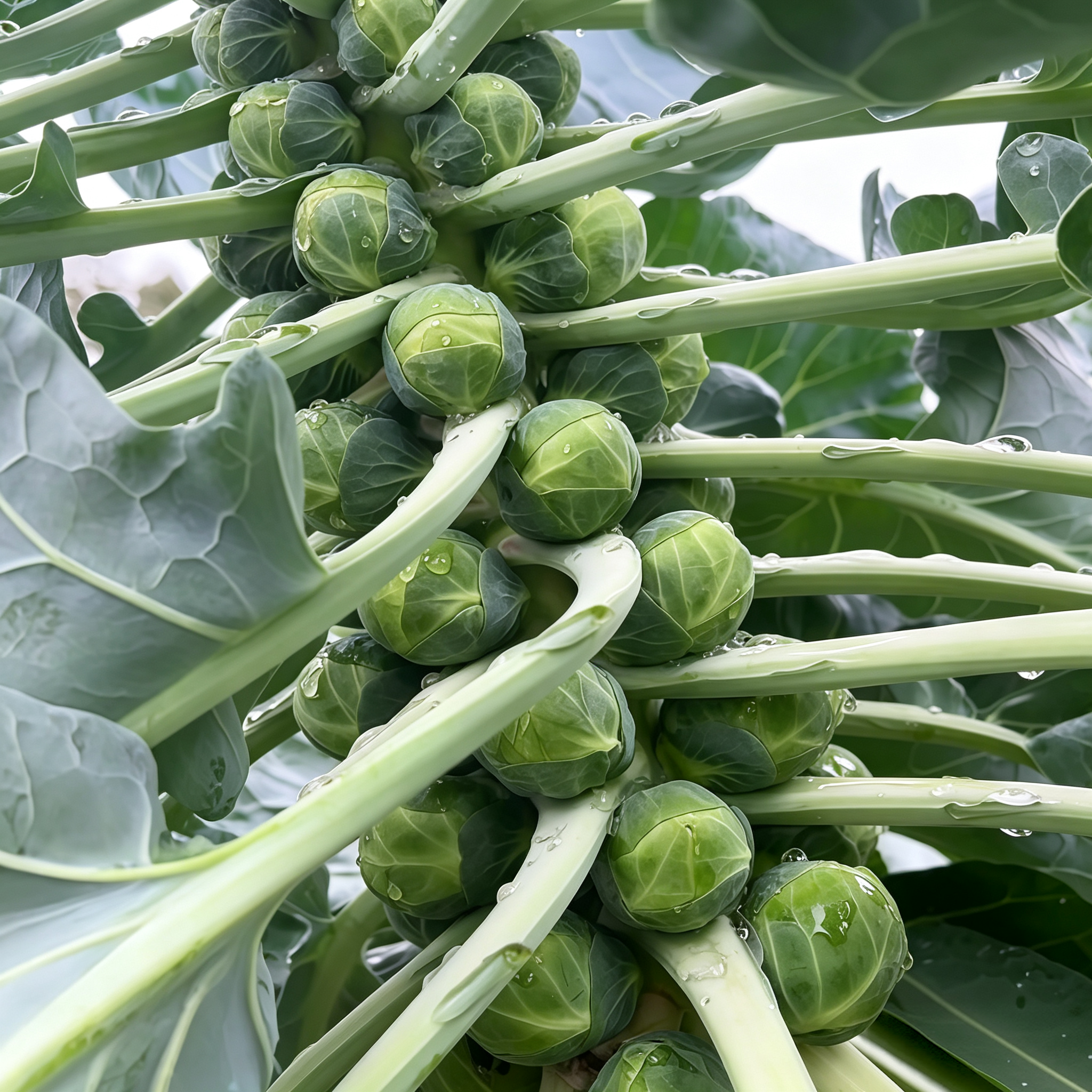 Silvia Organic (F1) Brussels Sprout Seeds - 174 Seeds