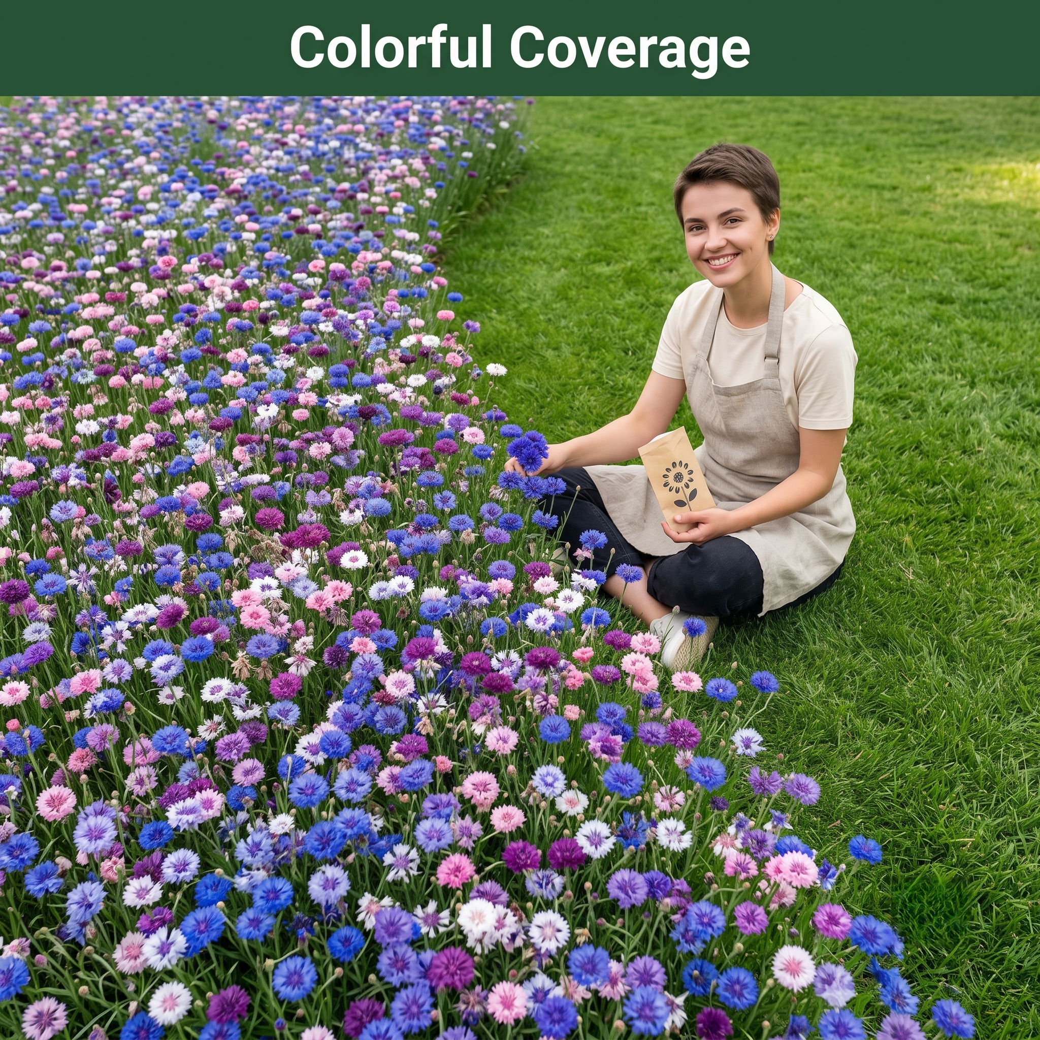 Choice Mix Centaurea Seeds - 100 Seeds (0.015 oz)