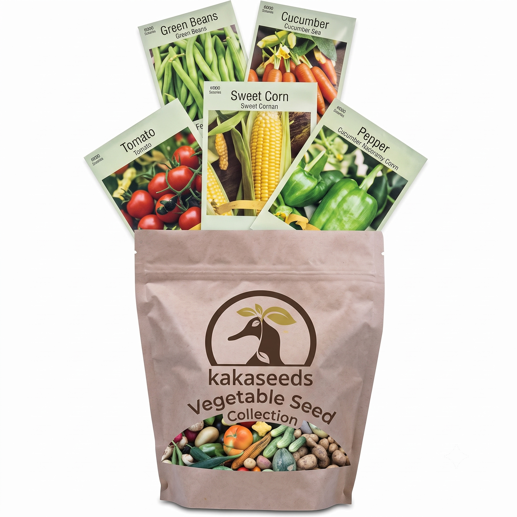 35 Premium Non-GMO Vegetable Seed Pack