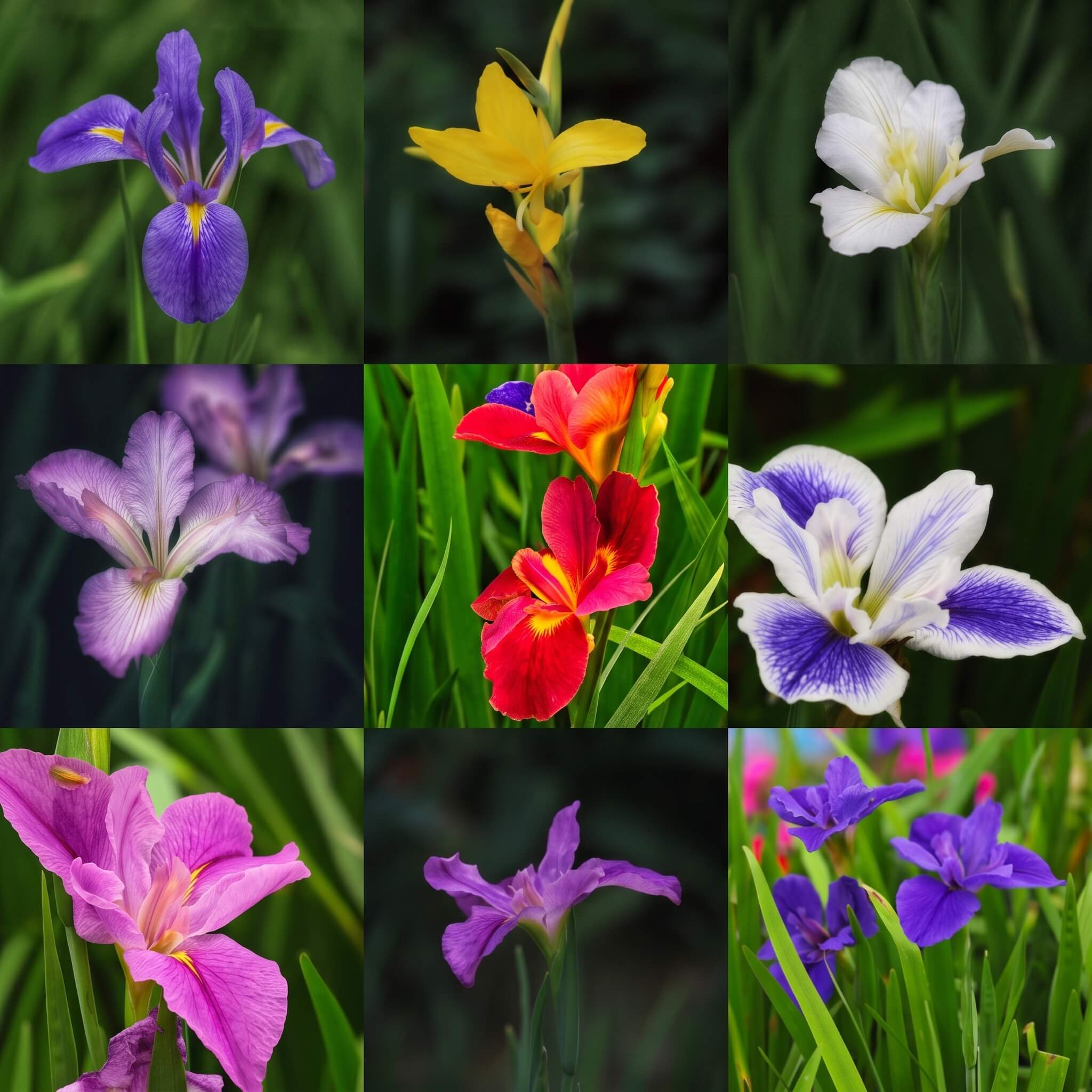 Premium Mixed Iris Flower Seeds – 66 Seeds