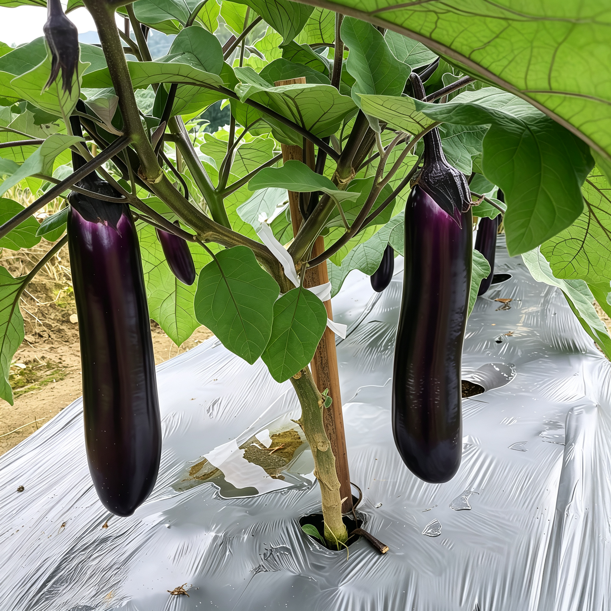 Turkish Delight Organic (F1) Eggplant Seeds - 62 Seeds