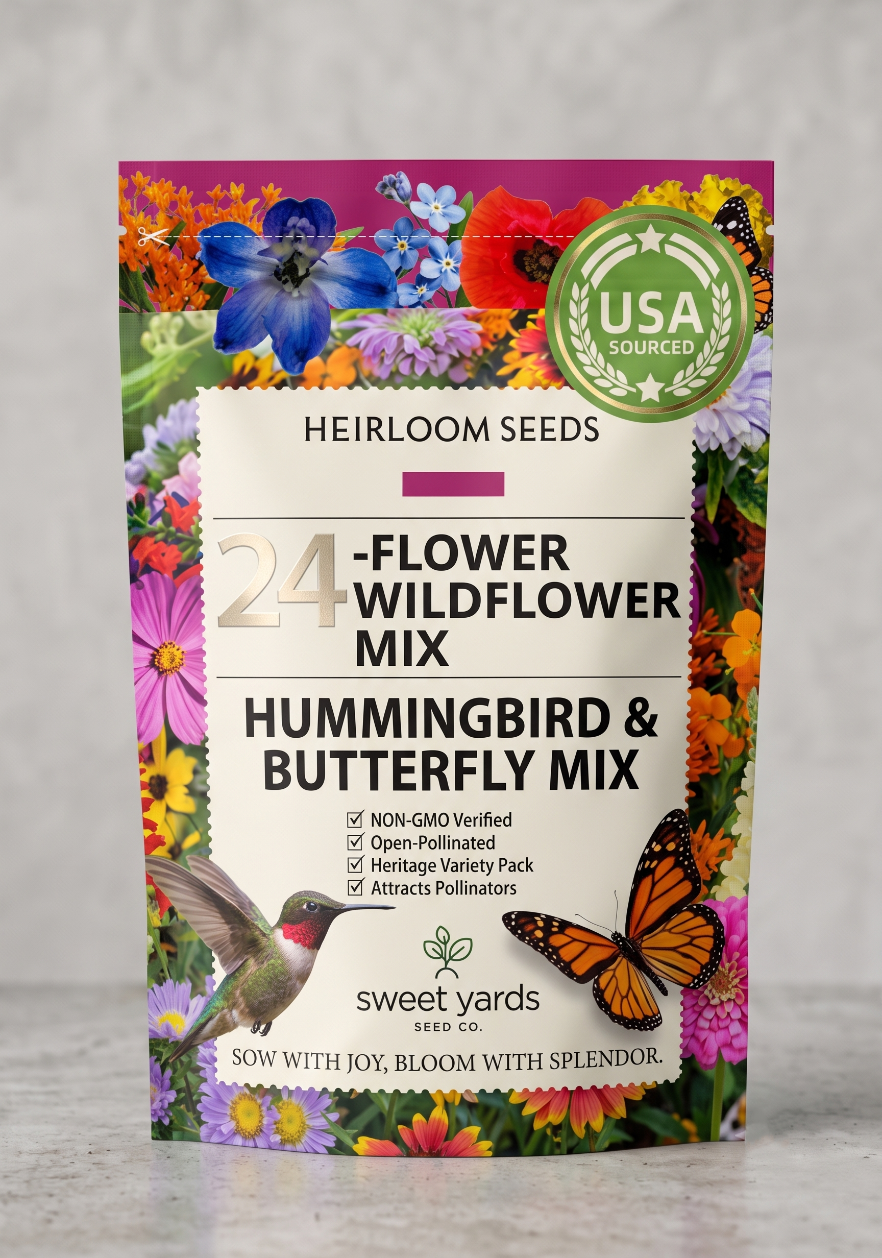 Bring Your Garden to Life: 24-Flower Blend + Surprise Bonus Gift!