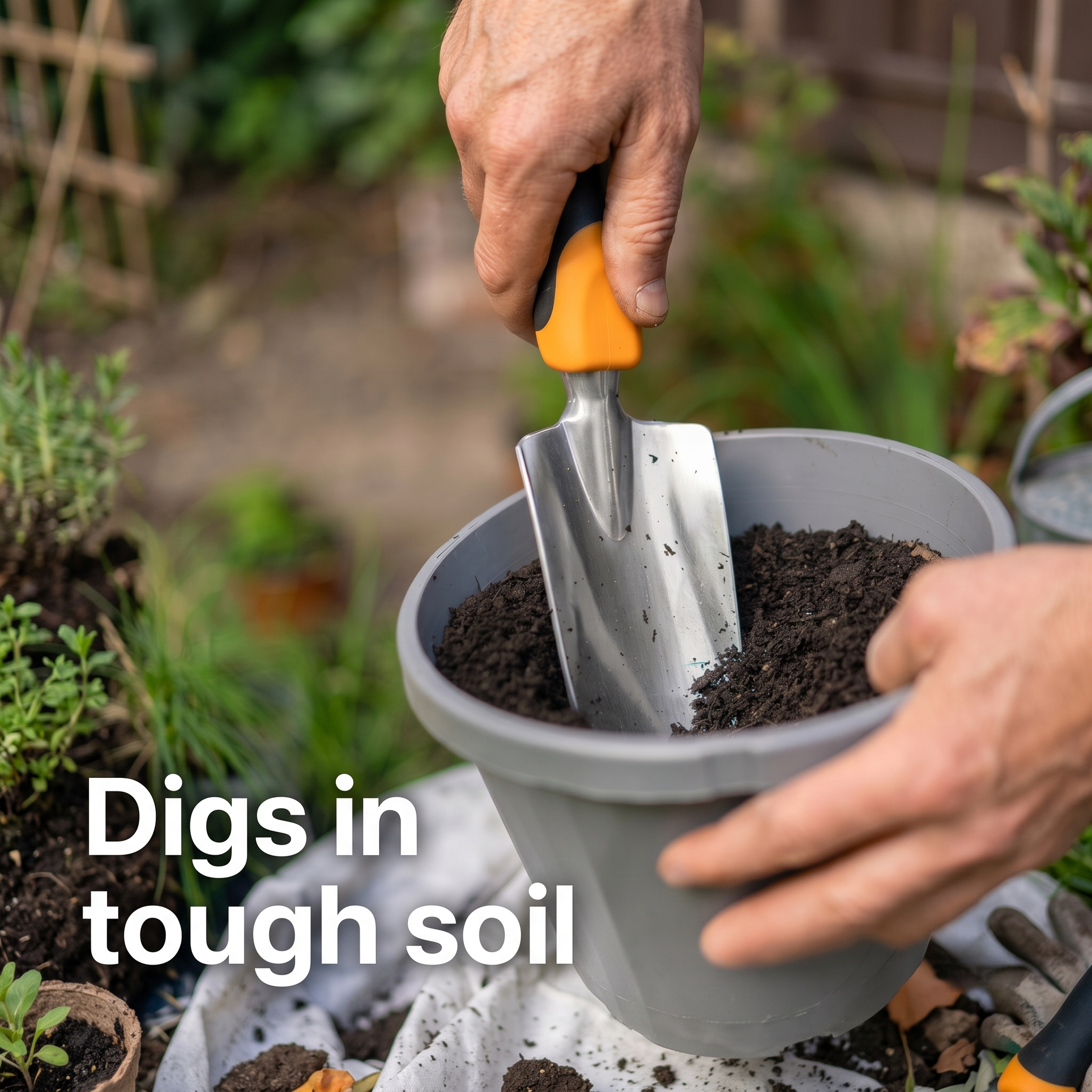 Rust-Resistant Gardening Hand Trowel