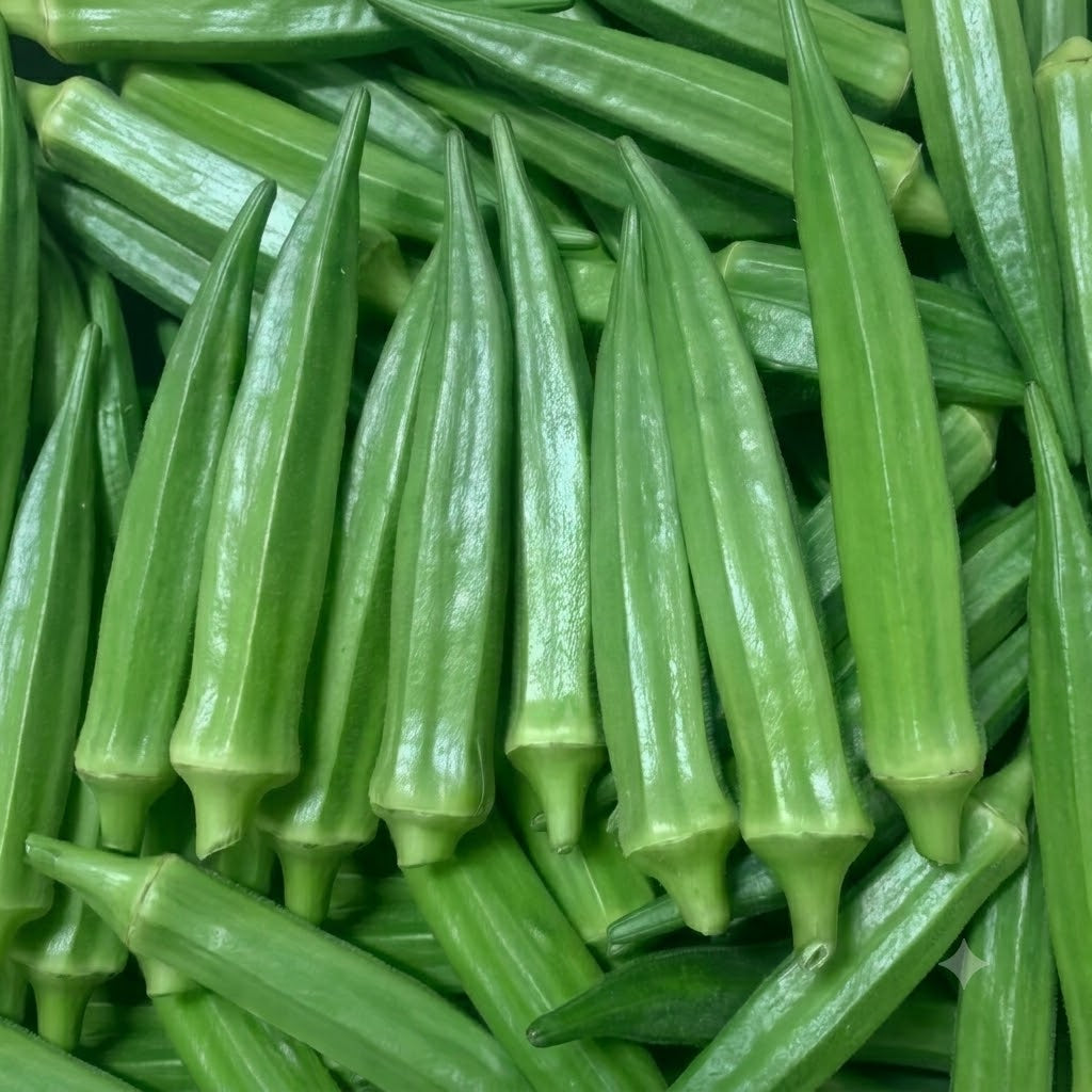 Clemson Spineless Organic Okra Seeds - 36 Seeds