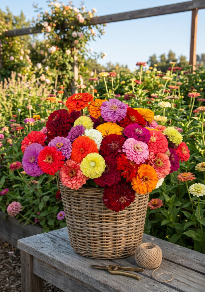 加州巨型百日草2-4 Benary's Giant Mix Zinnia Seed