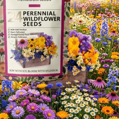 6.29-主野花 Butterfly and Hummingbird Flower Seed Mix - 24-Variety Blend