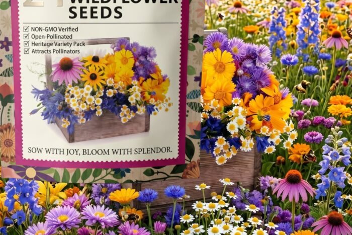 6.29-主野花 Butterfly and Hummingbird Flower Seed Mix - 24-Variety Blend