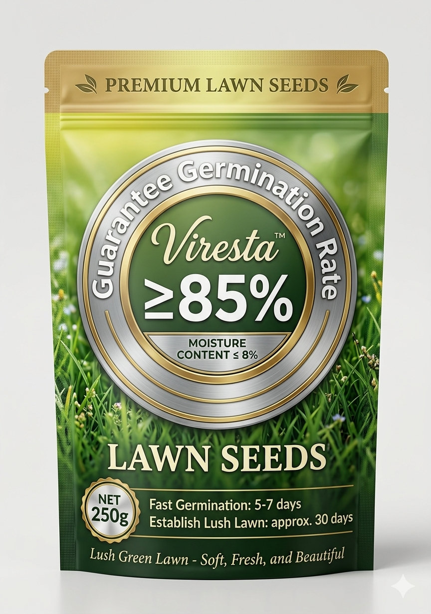High-Quality Mixed Lawn Seed - Sun & Shade Formula - 8 oz