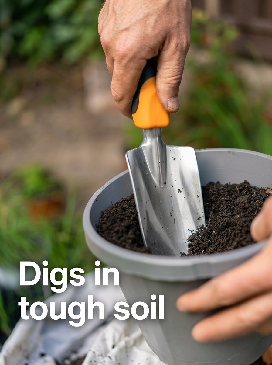 Rust-Resistant Gardening Hand Trowel