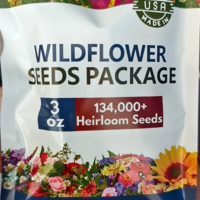 Premium Wildflower Mix Seeds: 134,000 Seeds Per Bag