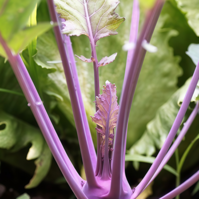 紫苤蓝2 Azur Star Organic Kohlrabi Seed