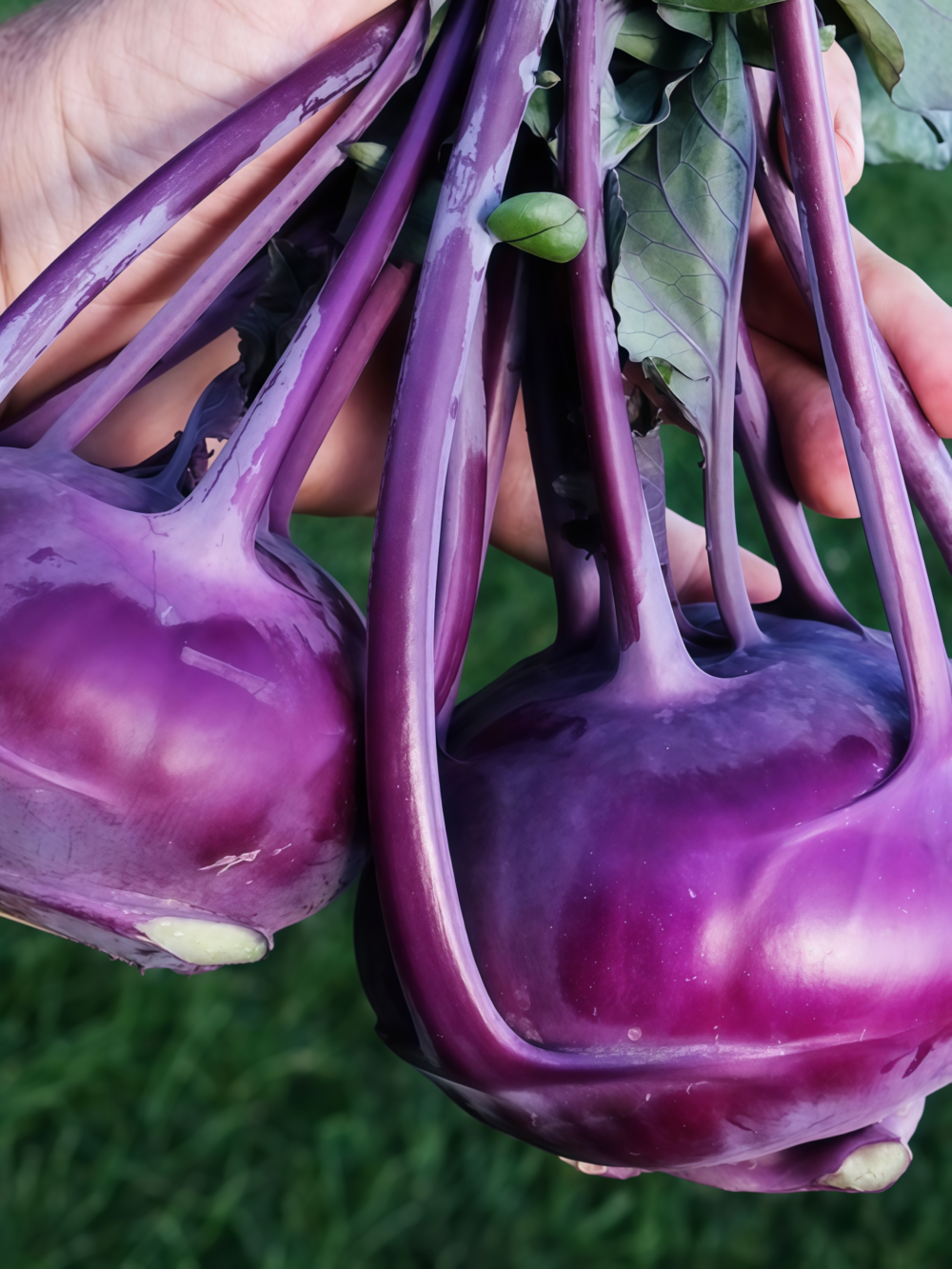 紫苤蓝3 Azur Star Organic Kohlrabi Seed