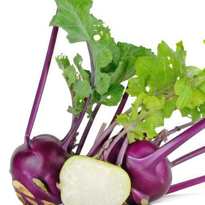紫苤蓝4 Azur Star Organic Kohlrabi Seed