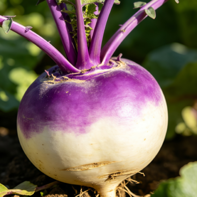 紫顶芜菁3 Purple Top White Globe Organic Turnip Seed