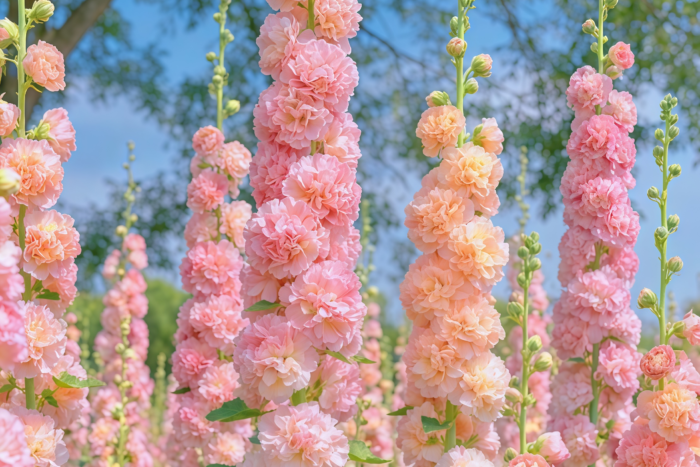 蜀葵2 Peaches 'n' Dreams (OP) Hollyhock Seed
